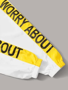 SHEIN 標語和動物圖案上衣和褲子套裝 - 彩色 - 查看 5