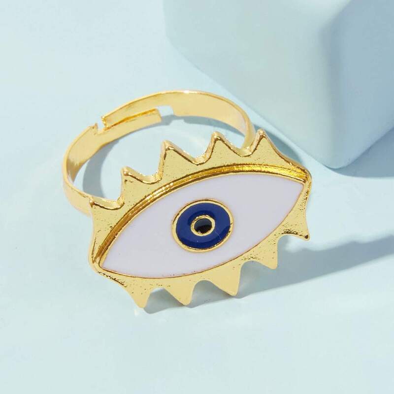 

Eye Decor Ring 1pc, Gold
