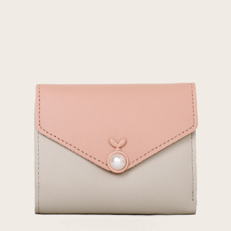 

Two Tone Fold Over Purse, Multicolor