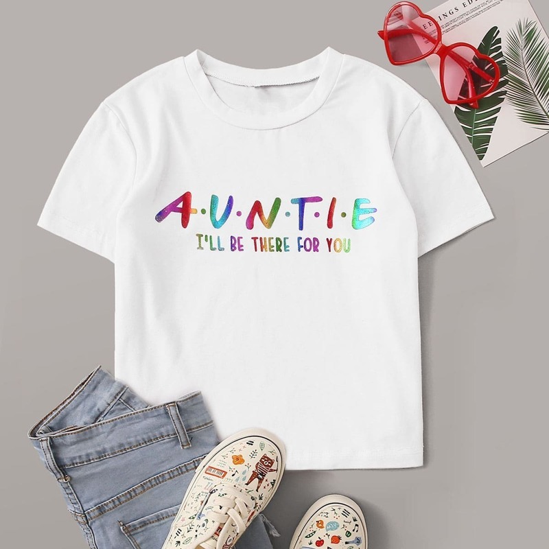 

Slogan Graphic Round Neck Tee, White