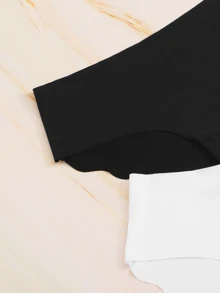 Scalloped Trim Seamless Panty Set 3pack - Multicolor - View 4