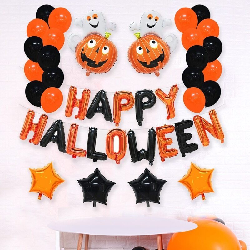 

Halloween Decorative Balloon Set 27pcs, Multicolor