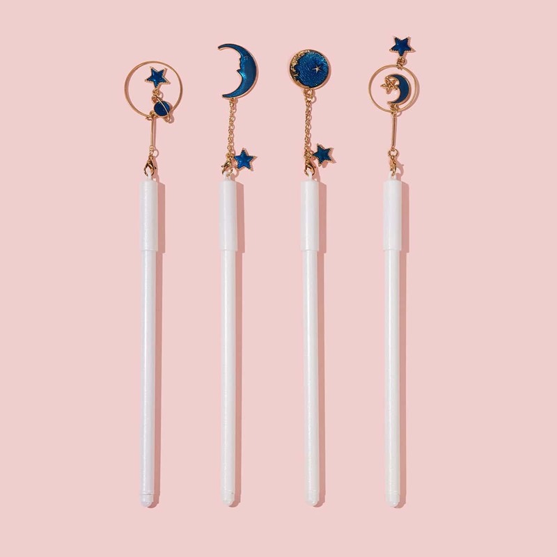 

Random Moon & Star Pendant Gel Pen 1pc
