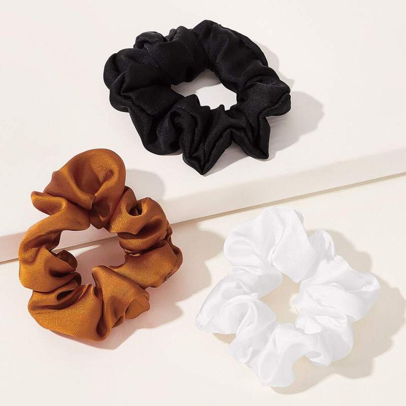 

Simple Scrunchie 3pcs, Multicolor