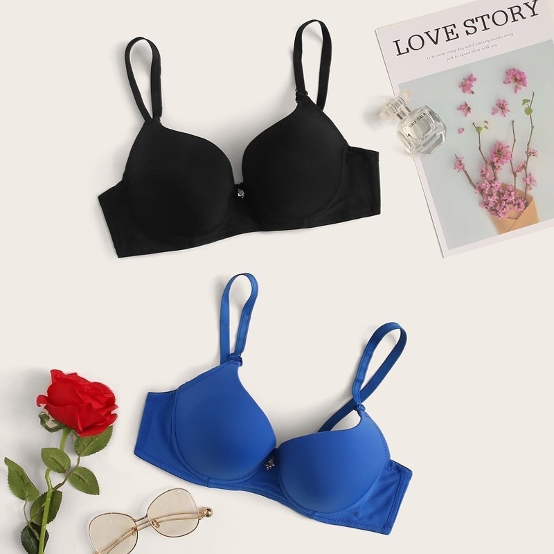 

Push Up Underwire Bra Set 2pack, Multicolor