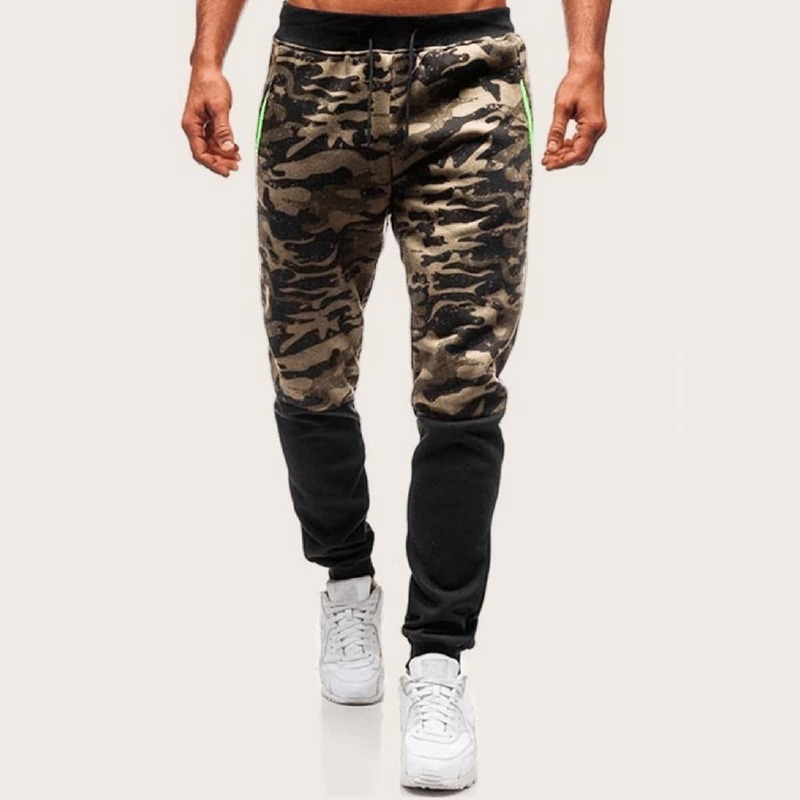 

Guys Two Tone Camo Print Drawstring Sweatpants, Multicolor