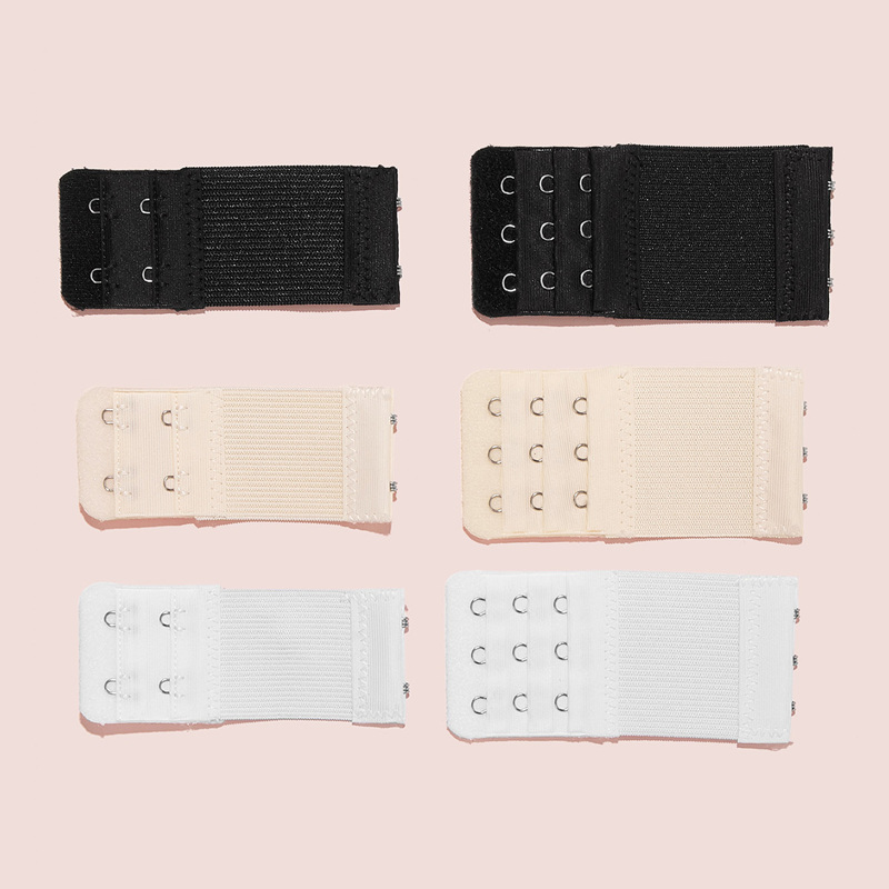 

Plus Bra Extender Hook Strap 6 pack, Multicolor