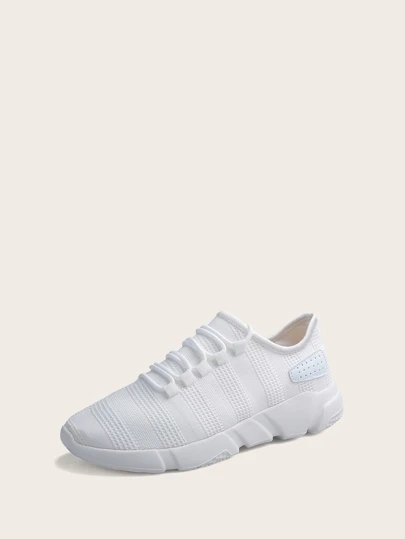 knit sneakers
