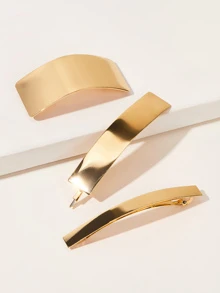 Clip kim loại đơn giản - Vàng - Xem 1