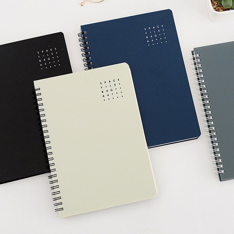 

Simple Letter Print Spiral Notebook 1pack