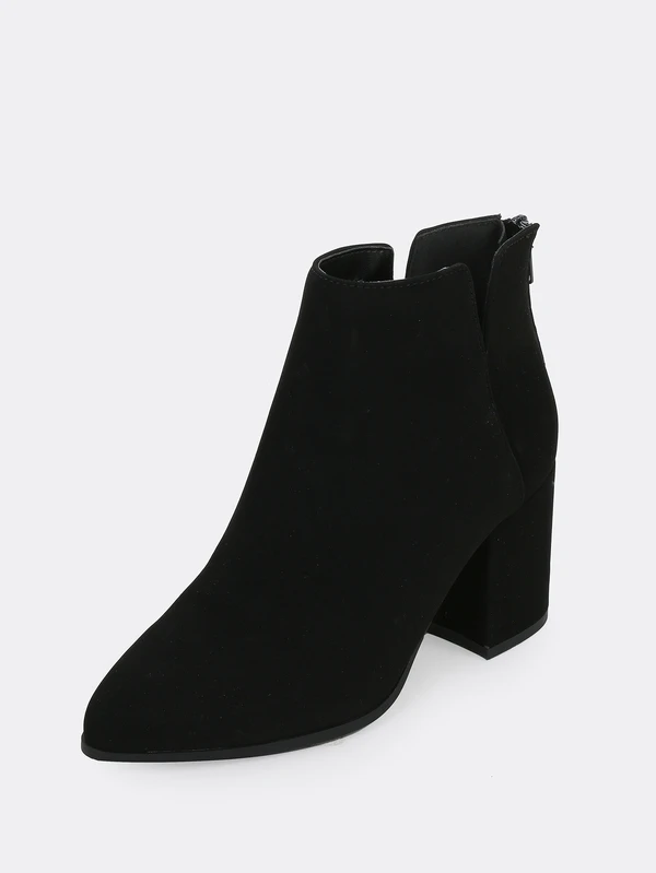 vegan suede boots