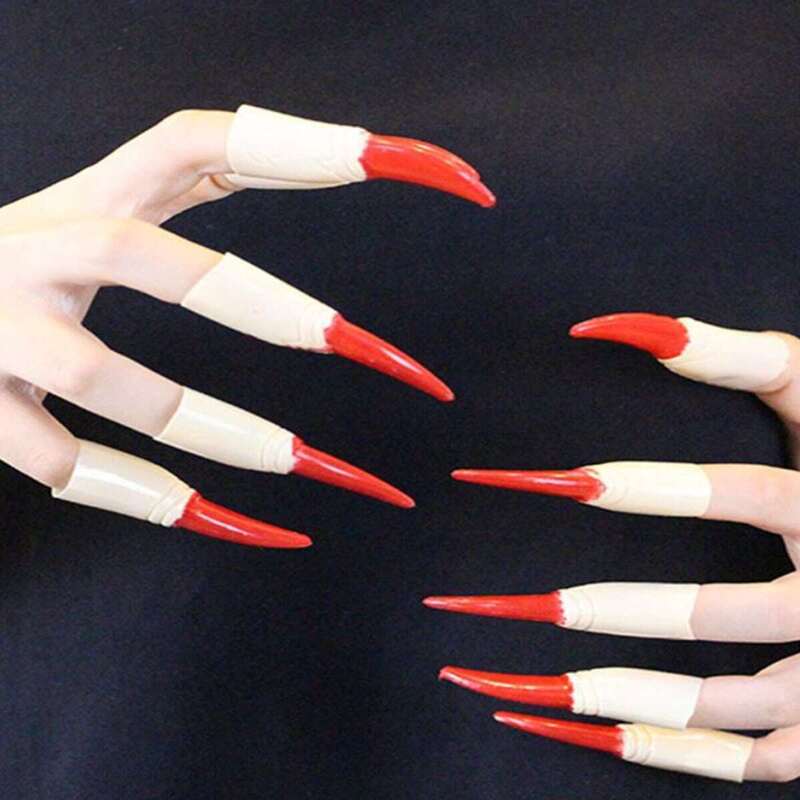 

Halloween Witch Finger Nail Prop 10pcs, Multicolor