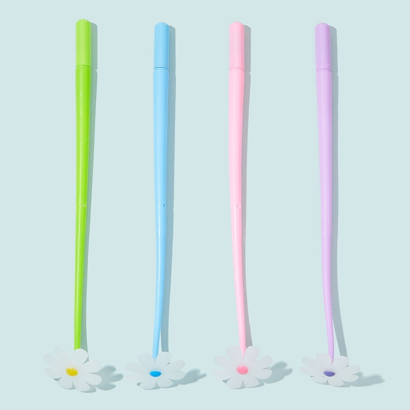 

Random Discolored Flower Shaped Gel Pen 2pcs