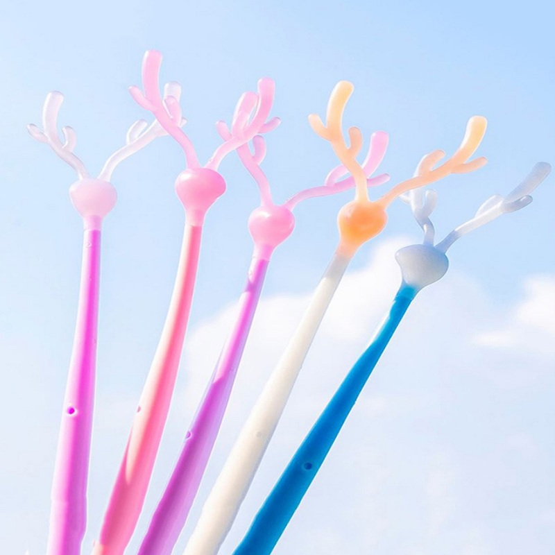 

Discolored Elk Design Gel Pen 3pcs