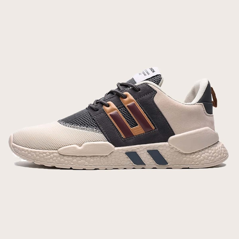 

Guys Lace-up Front Mesh Trainers, Multicolor