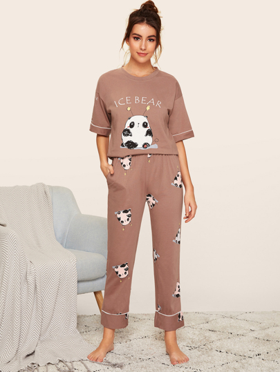 Ensemble de pyjama avec imprimé
