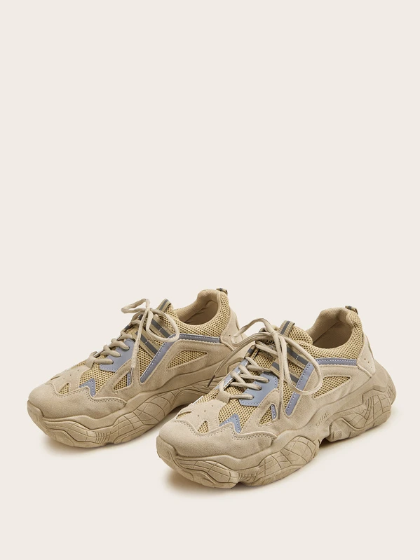 Zapatillas gruesas hombre clearance