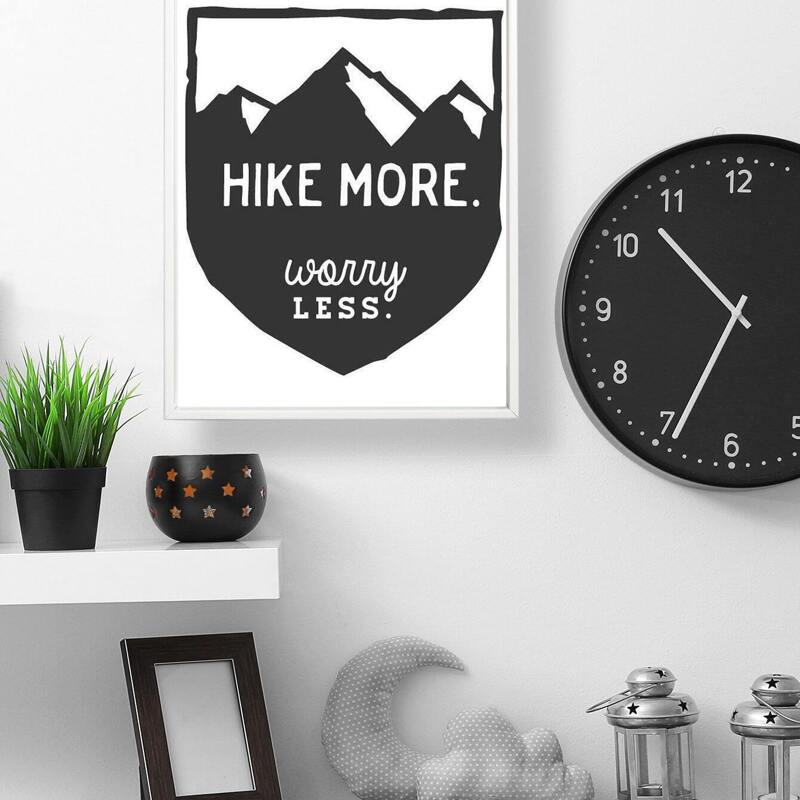 

Abstract Slogan Wall Print Without Frame