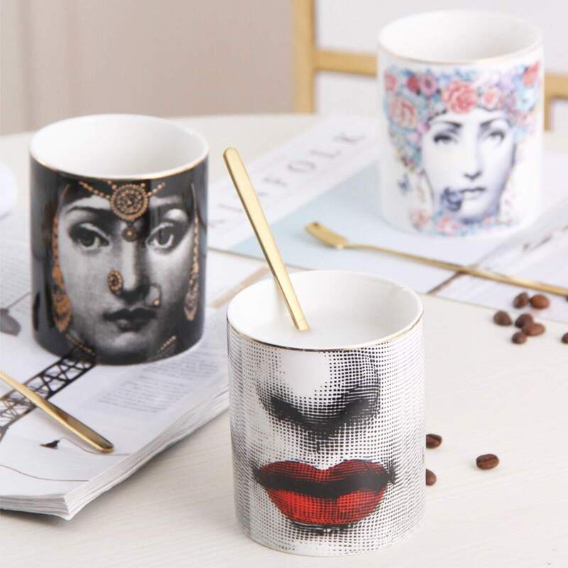 

Face Print Cup 1pc, Multicolor