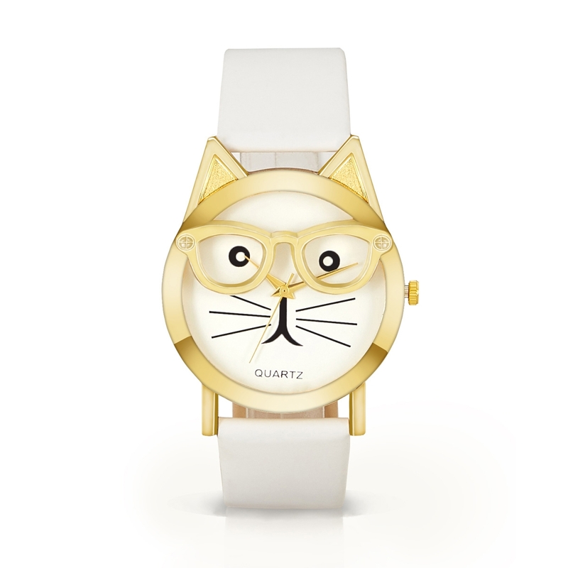 

Cat Shaped Dial Wrist Watch