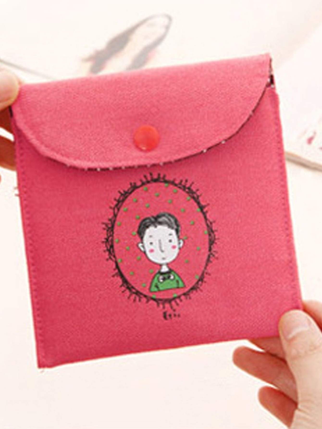 Random Sanitary Towel Storage Bag 1pc