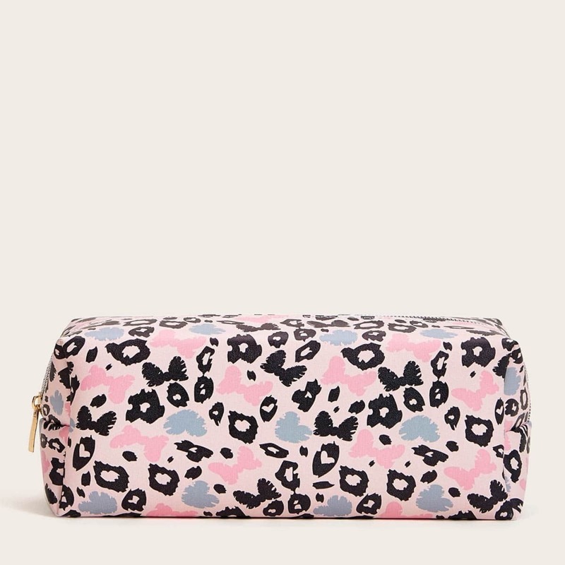 

Leopard Pattern Makeup Bag, Multicolor