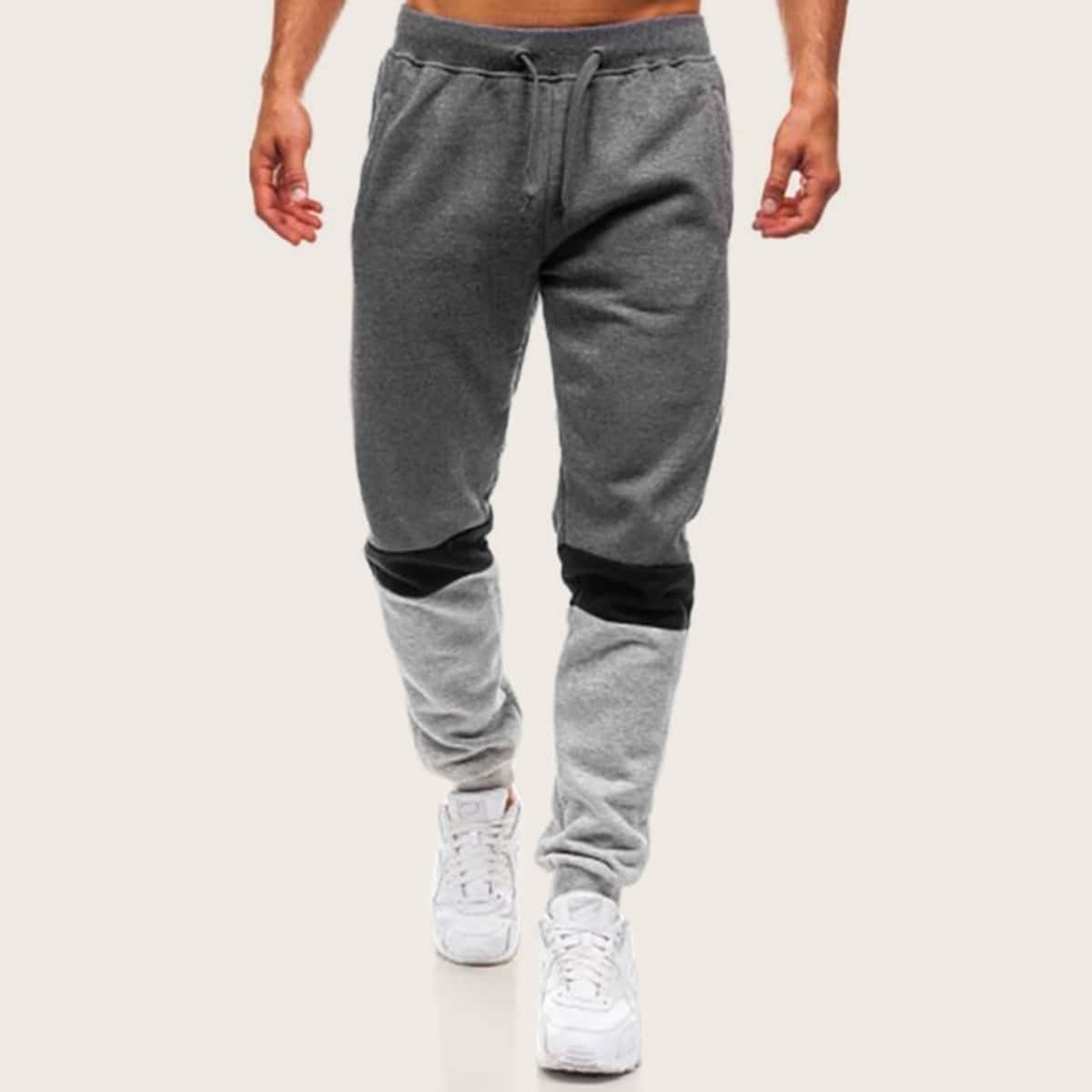 

Guys Cut And Sew Drawstring Sweatpants, Multicolor