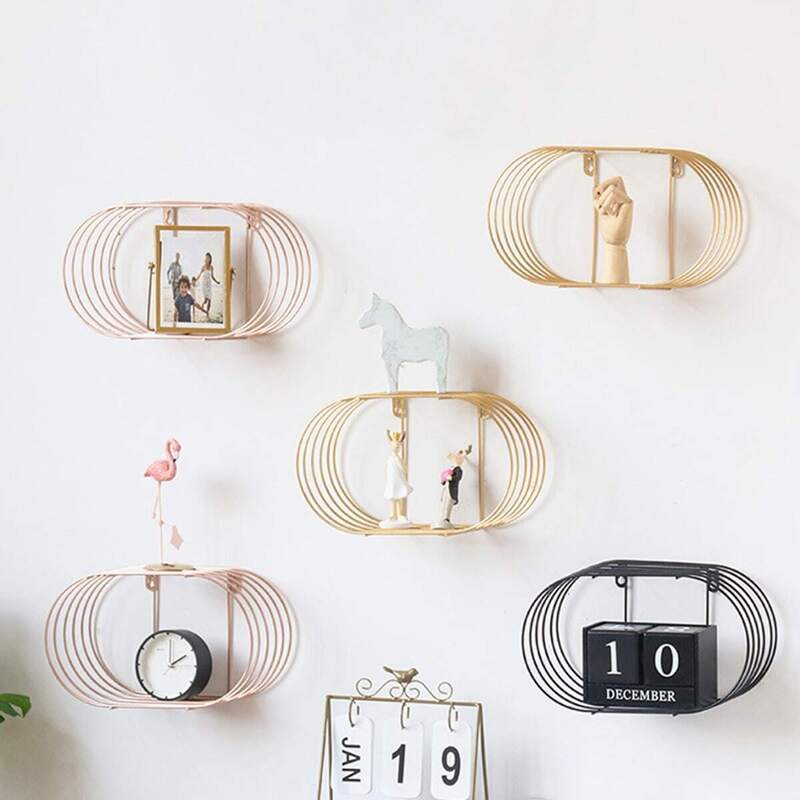 

Wall Hanging Metal Storage Rack 1pc, Multicolor
