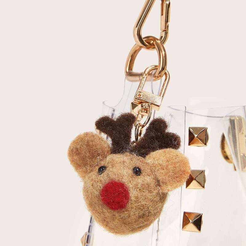 

Deer Decor Bag Charm, Brown