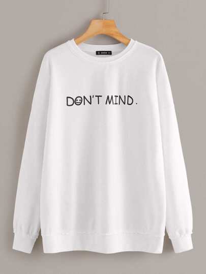 Sweat-shirt à imprimé