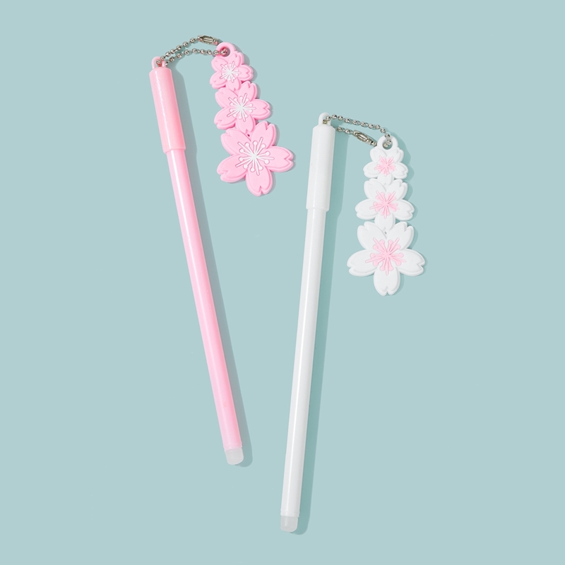 

Random Flower Pendant Gel Pen 2pcs