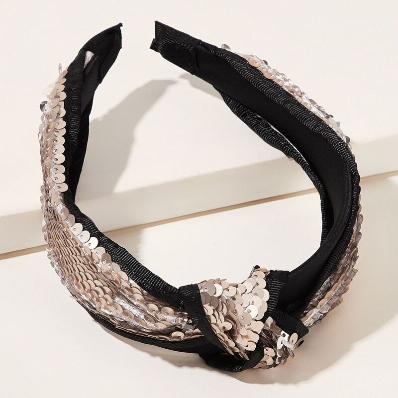 

Sequin Decor Headband, Gold