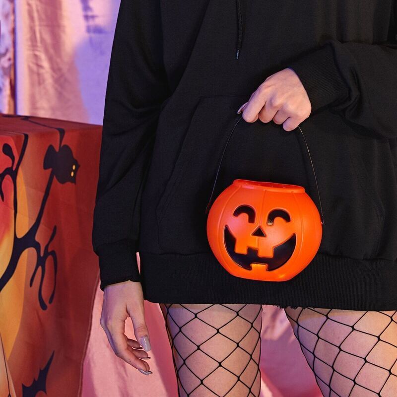 

Halloween Portable Pumpkin Lantern 3pcs, Orange
