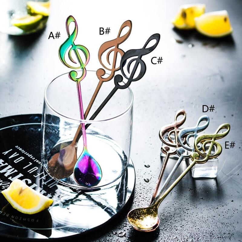 

Music Note Design Spoon 1pc, Multicolor