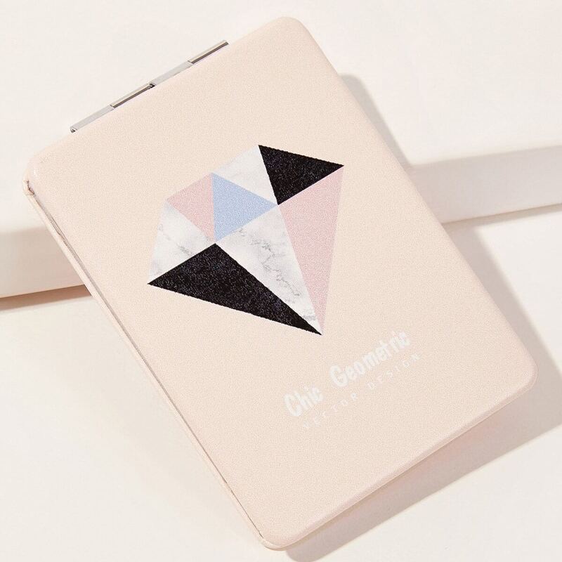 

Diamond Pattern Folded Mirror 1pc, Multicolor