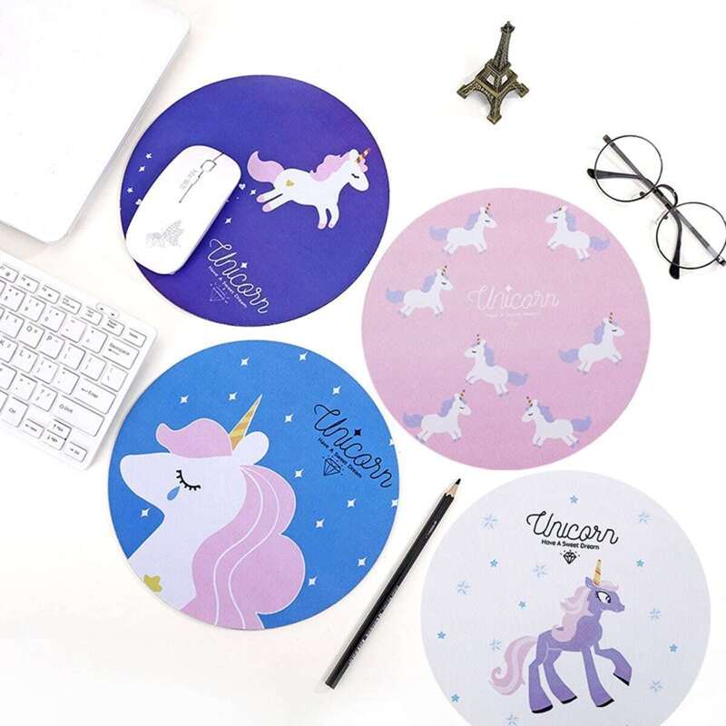 

Cartoon Unicorn Print Mouse Pad 1pc