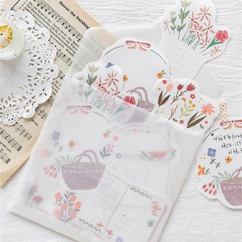 

Simple Mixed Pattern Memo Pad 15sheets