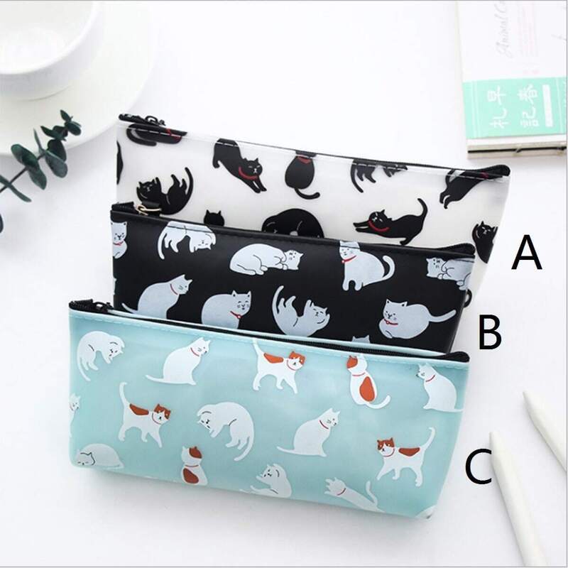 

Cat Print Pencil Bag 1pc
