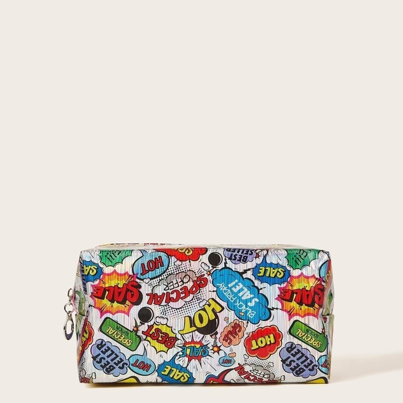 

Graffiti Pattern Makeup Bag, Multicolor