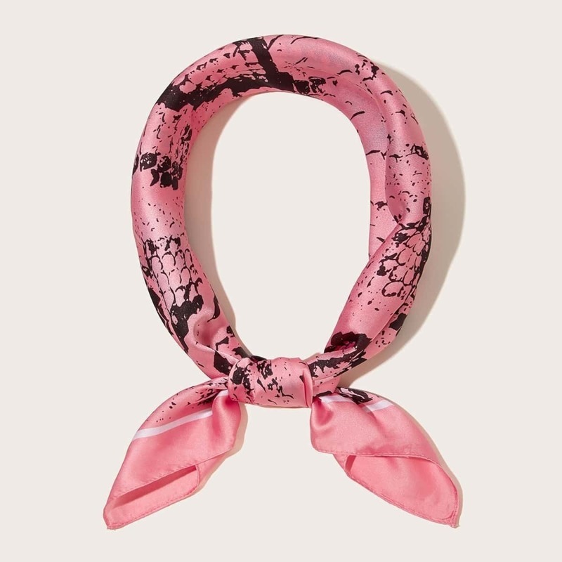 

Animal Pattern Bandana, Pink