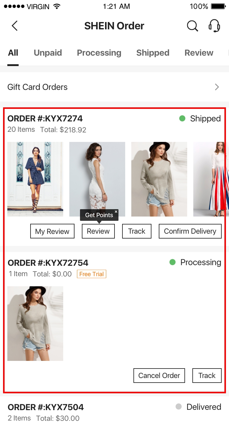 How To Track My Order | SHEIN