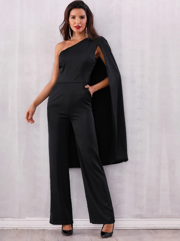 shein cape jumpsuit