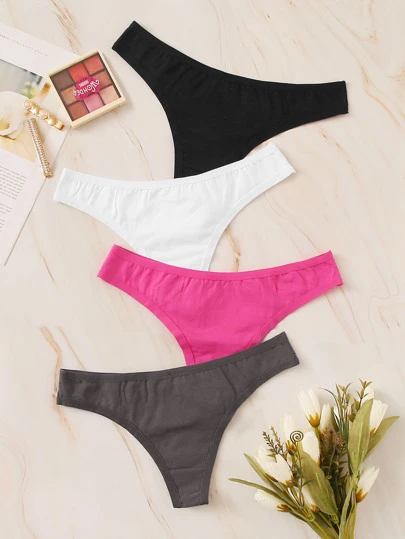 Трусики 4шт - Топ-100 товаров на SHEIN