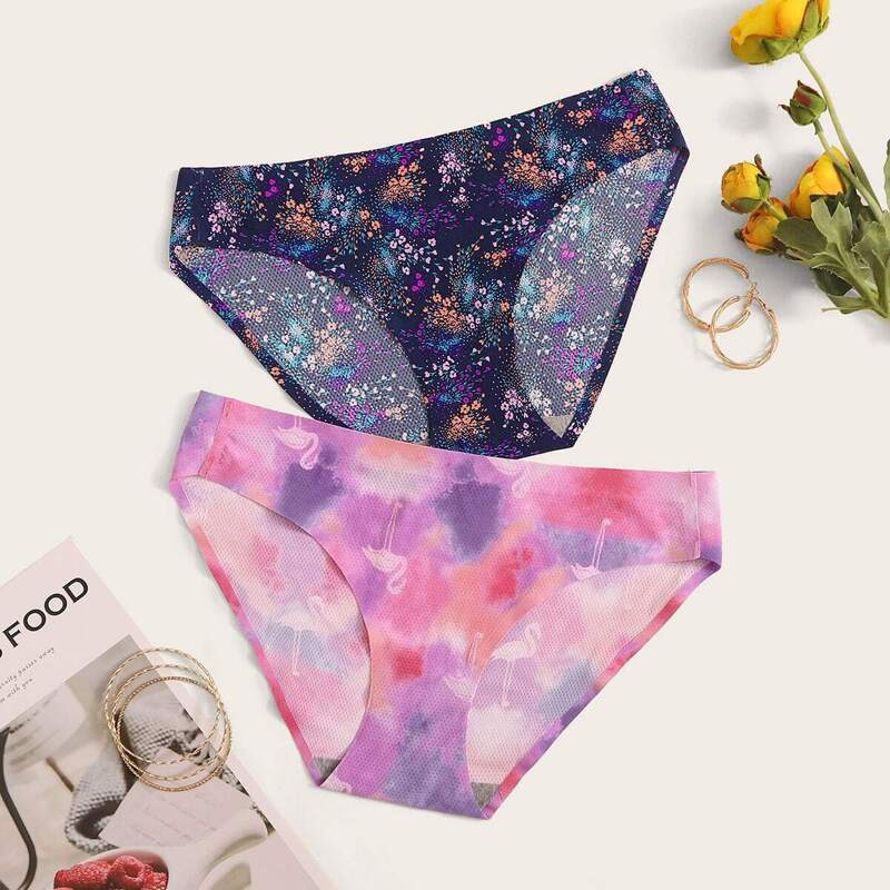 

2pack Tie Dye Panty Set, Multicolor