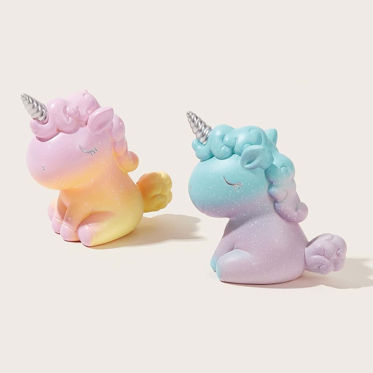 

1pc Cartoon Unicorn Decorative Object