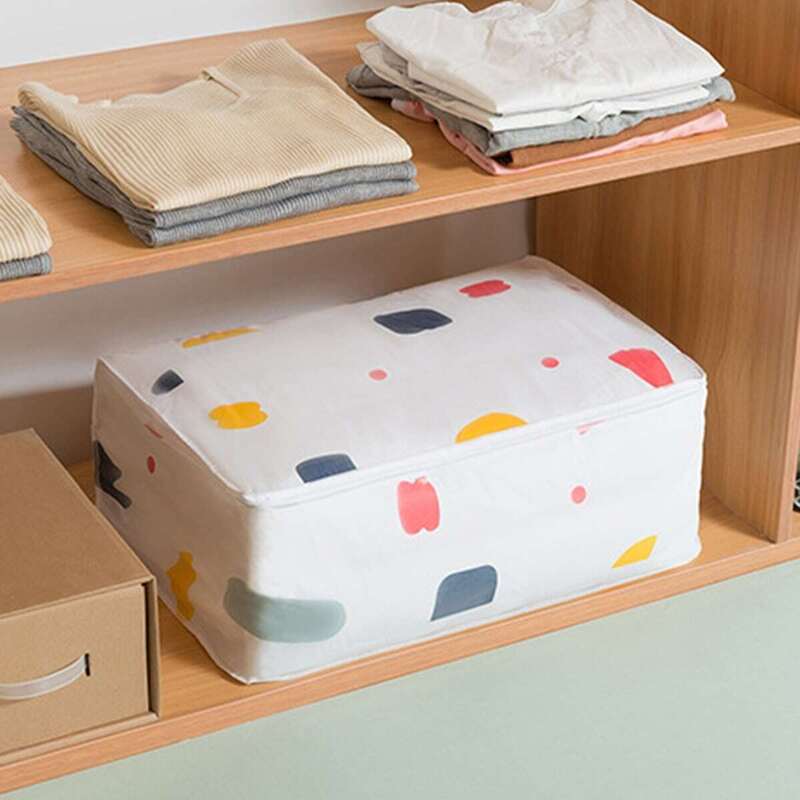 

1pc Quilt Dust Storage Bag, White