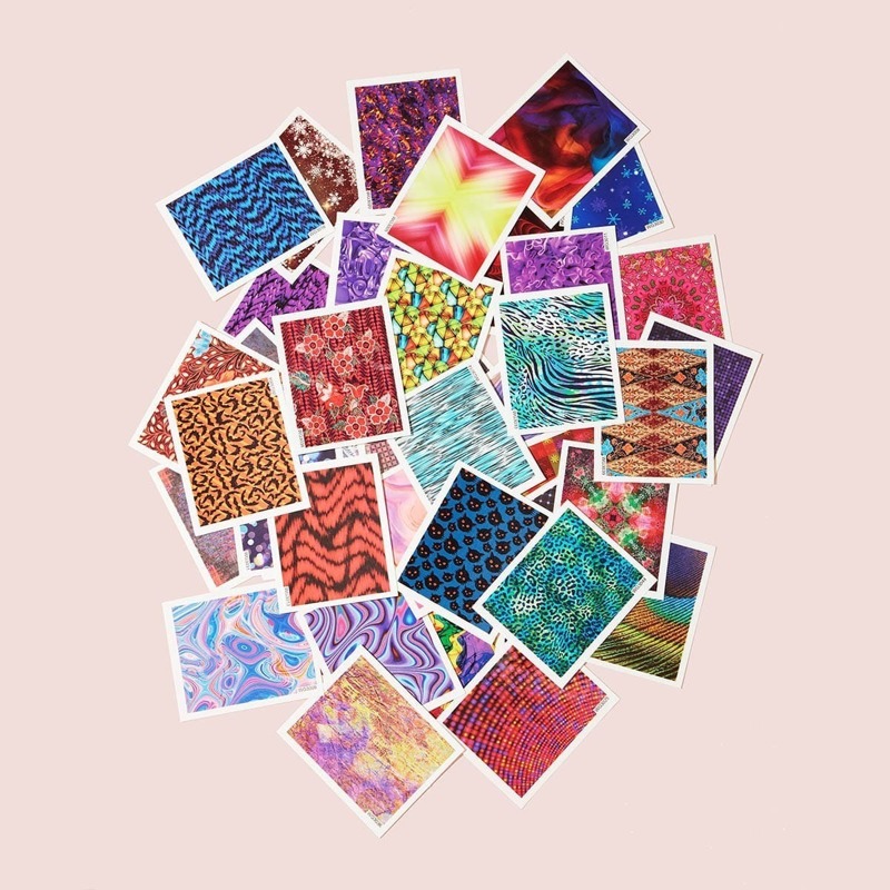 

45pcs DIY Animal & Flower Pattern Nail Stickers, Multicolor