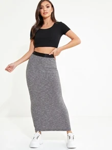 ribbed maxi skirts