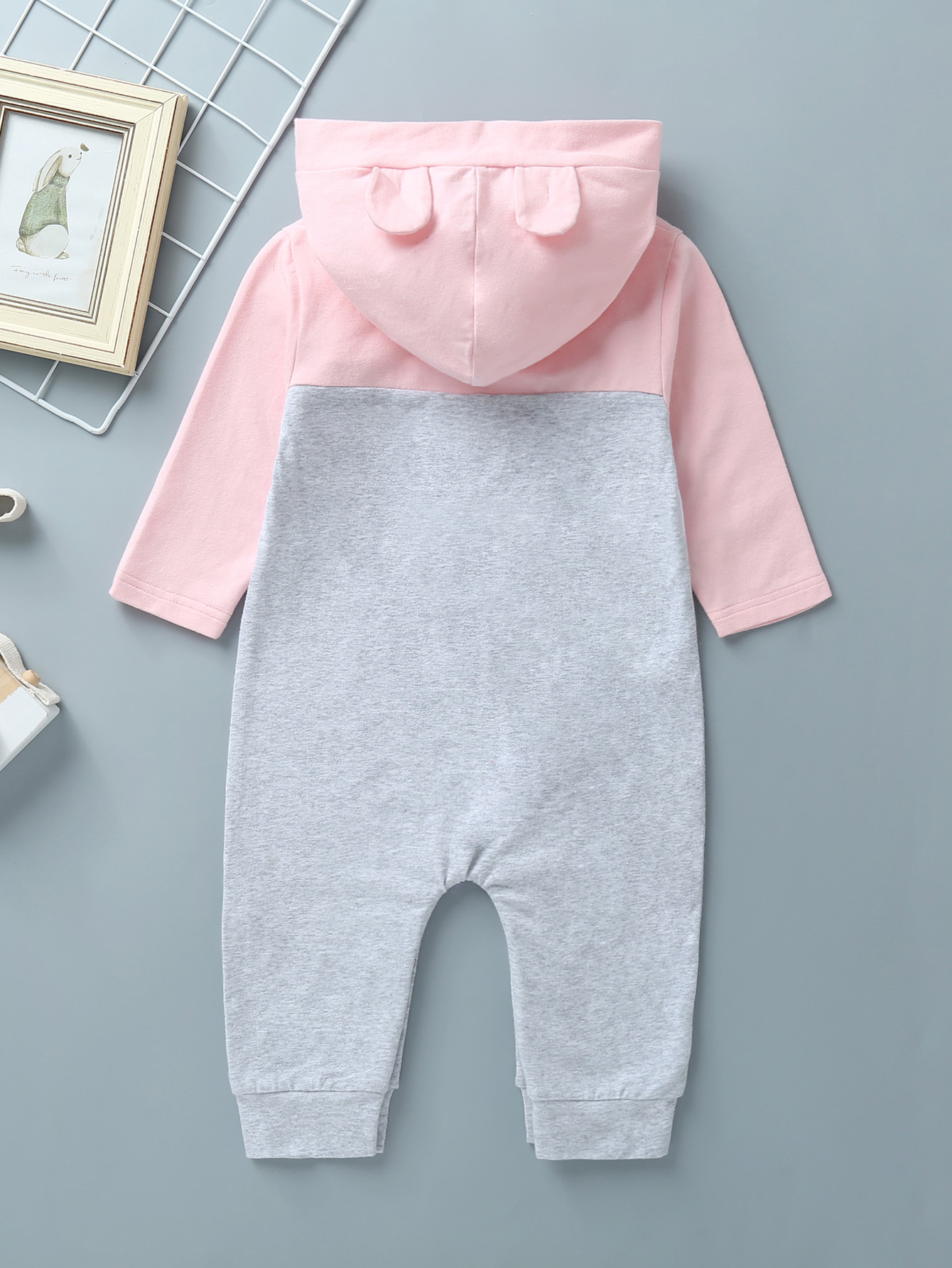 Mono De Bebe Nina Con Capucha Con Estampado De Unicornio Con Costura Moda De Mujer Shein Mexico