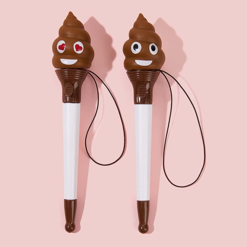 

1pc Random Spoof Poop Bouncing Ballpoint Pen